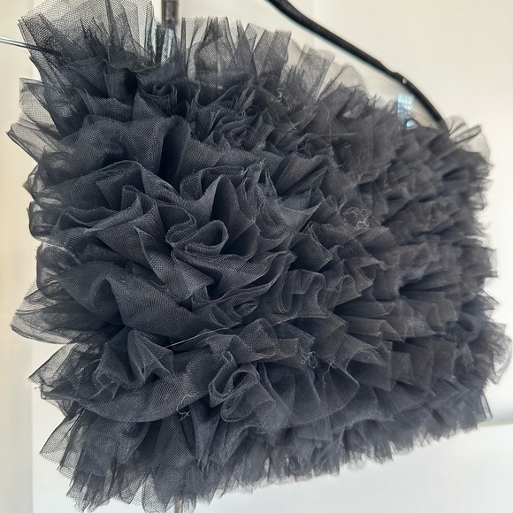 NWOT Zara Tulle Crop Top - Picture 4 of 5